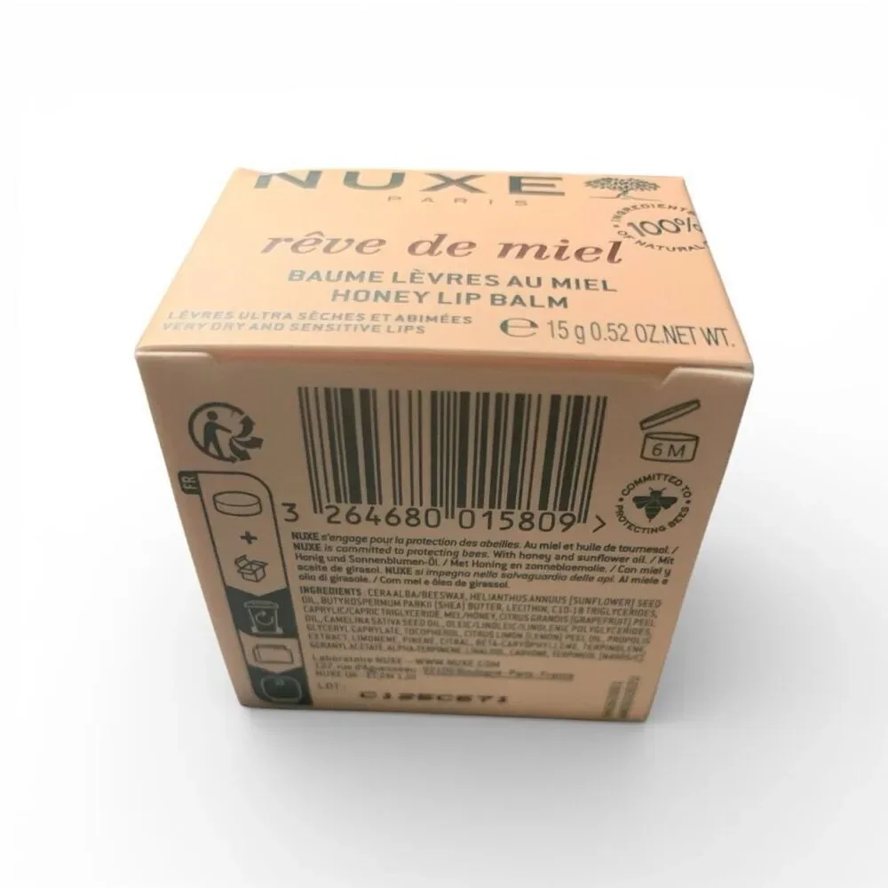 NUXE Rêve de Miel Honey Lip Balm 15g French Pharmacy Repair Dry Lips New in Box
